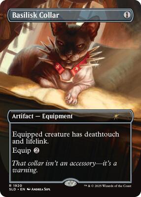 Basilisk Collar (1920) card from Secret Lair Drop Series