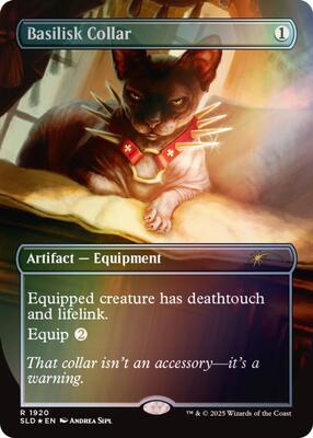 Basilisk Collar (1920) (Rainbow Foil) card from Secret Lair Drop Series