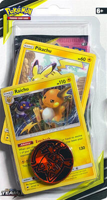 Team Up Premium Checklane Blister [Raichu] card from SM - Team Up
