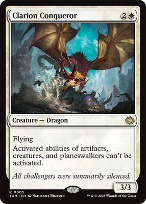 Clarion Conqueror card from Tarkir: Dragonstorm