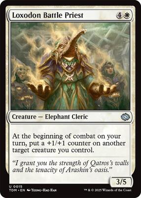 Loxodon Battle Priest card from Tarkir: Dragonstorm