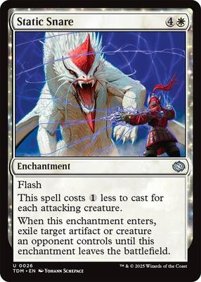 Static Snare card from Tarkir: Dragonstorm