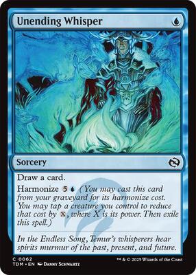 Unending Whisper card from Tarkir: Dragonstorm
