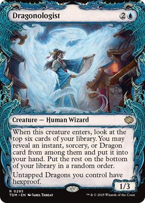 Dragonologist (Showcase) card from Tarkir: Dragonstorm