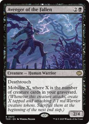Avenger of the Fallen card from Tarkir: Dragonstorm