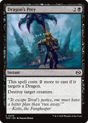 Dragon's Prey card from Tarkir: Dragonstorm