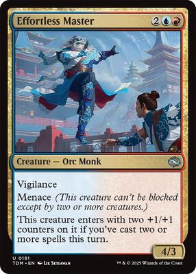 Effortless Master card from Tarkir: Dragonstorm