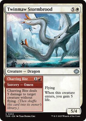 Twinmaw Stormbrood card from Tarkir: Dragonstorm
