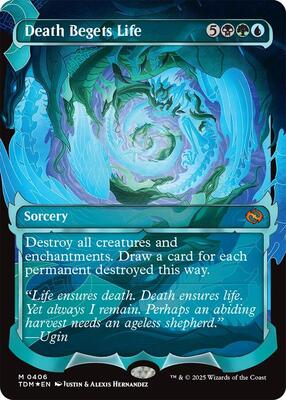 Death Begets Life (Showcase) card from Tarkir: Dragonstorm
