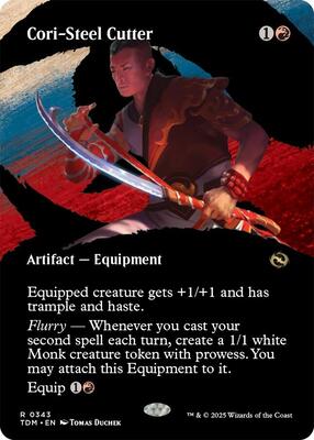 Cori-Steel Cutter (Borderless) card from Tarkir: Dragonstorm