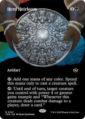 Herd Heirloom (Borderless) card from Tarkir: Dragonstorm