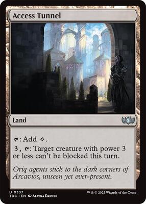 Access Tunnel card from Commander: Tarkir: Dragonstorm