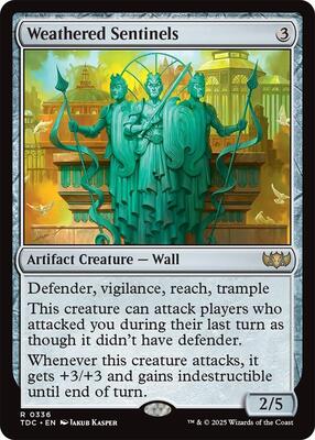 Weathered Sentinels card from Commander: Tarkir: Dragonstorm