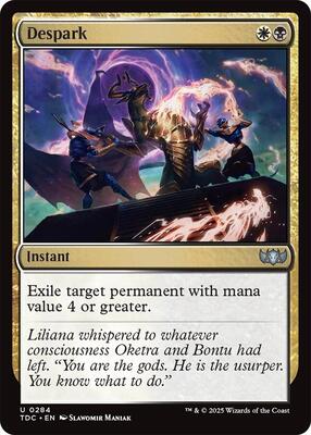 Despark card from Commander: Tarkir: Dragonstorm