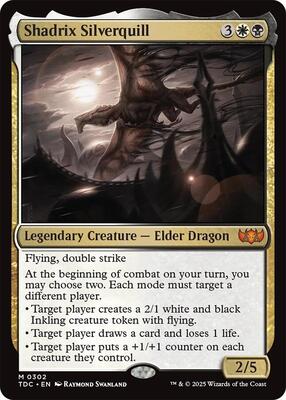 Shadrix Silverquill card from Commander: Tarkir: Dragonstorm
