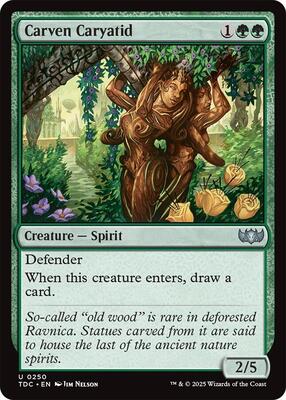Carven Caryatid card from Commander: Tarkir: Dragonstorm