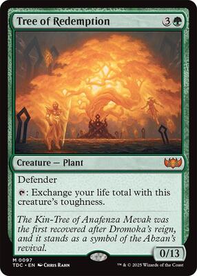 Tree of Redemption card from Commander: Tarkir: Dragonstorm