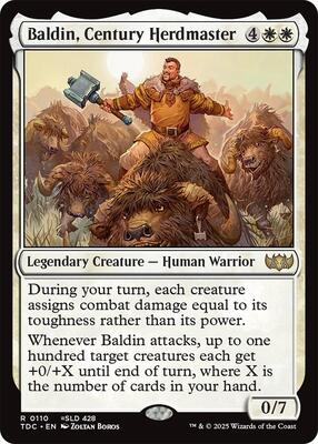 Baldin, Century Herdmaster card from Commander: Tarkir: Dragonstorm