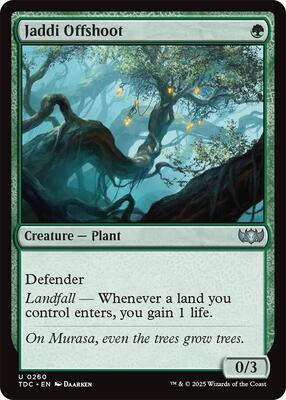 Jaddi Offshoot card from Commander: Tarkir: Dragonstorm