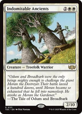 Indomitable Ancients card from Commander: Tarkir: Dragonstorm