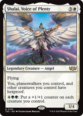 Shalai, Voice of Plenty card from Commander: Tarkir: Dragonstorm