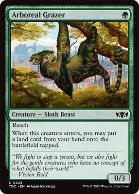 Arboreal Grazer card from Commander: Tarkir: Dragonstorm