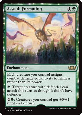 Assault Formation card from Commander: Tarkir: Dragonstorm