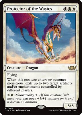Protector of the Wastes card from Commander: Tarkir: Dragonstorm