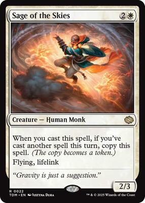 Sage of the Skies card from Tarkir: Dragonstorm