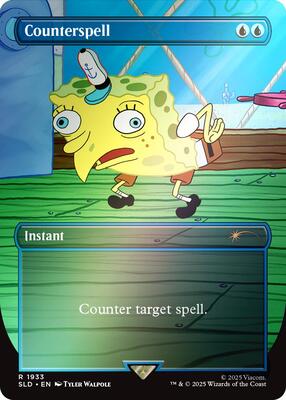 Counterspell (1933) (Rainbow Foil) card from Secret Lair Drop Series