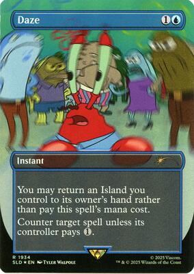 Daze (Rainbow Foil) card from Secret Lair Drop Series