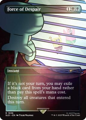 Force of Despair (Rainbow Foil) card from Secret Lair Drop Series