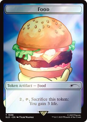 Food Token (1938) (Rainbow Foil) card from Secret Lair Drop Series