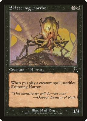 Skittering Horror card from Urza's Destiny