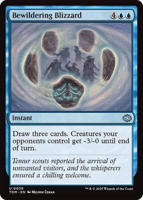 Bewildering Blizzard card from Tarkir: Dragonstorm