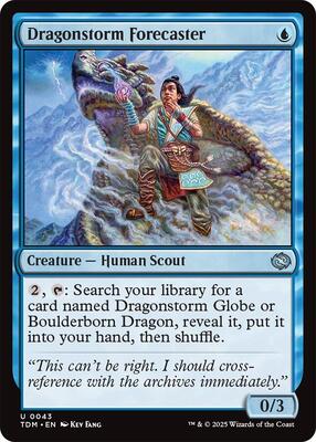 Dragonstorm Forecaster card from Tarkir: Dragonstorm