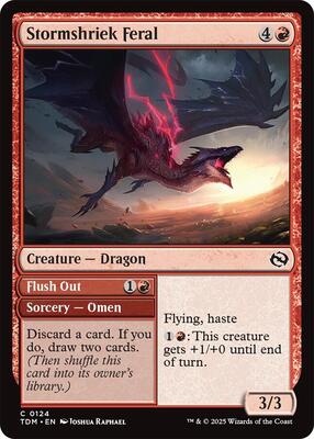 Stormshriek Feral card from Tarkir: Dragonstorm