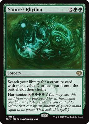Nature's Rhythm card from Tarkir: Dragonstorm