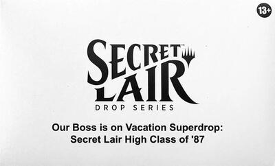 Secret Lair Drop: Our Boss is on Vacation Superdrop: Secret Lair High Class of '87 - Non-Foil Edition card from Secret Lair Drop Series