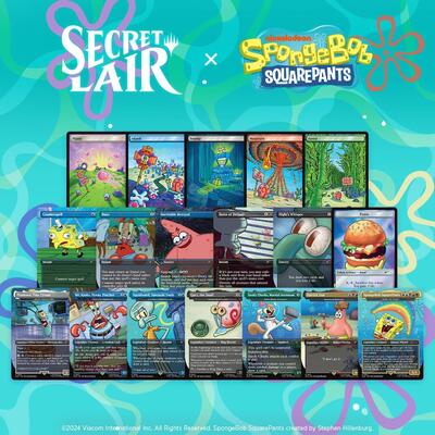 Secret Lair Drop: Our Boss is on Vacation Superdrop: Spongebob Squarepants Bundle - Non-Foil Edition card from Secret Lair Drop Series