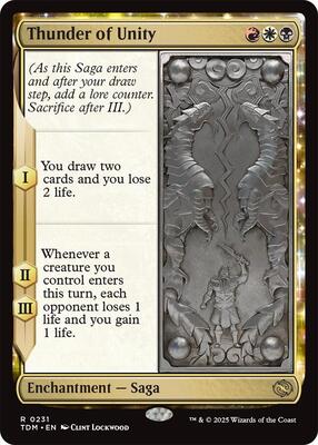 Thunder of Unity card from Tarkir: Dragonstorm