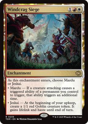 Windcrag Siege card from Tarkir: Dragonstorm