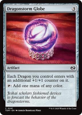 Dragonstorm Globe card from Tarkir: Dragonstorm