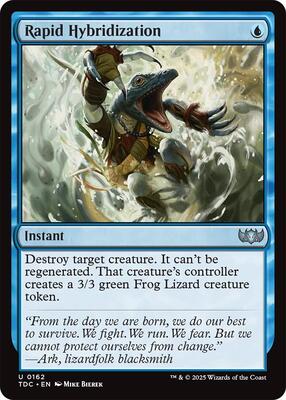 Rapid Hybridization card from Commander: Tarkir: Dragonstorm