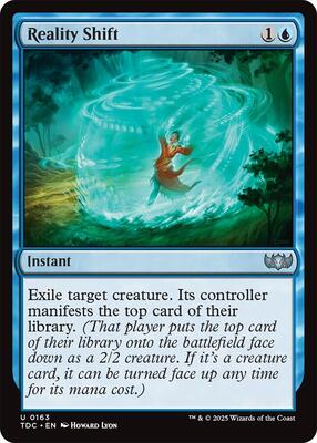Reality Shift card from Commander: Tarkir: Dragonstorm