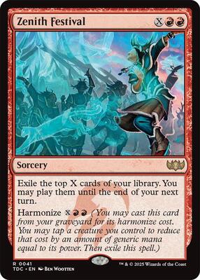 Zenith Festival card from Commander: Tarkir: Dragonstorm