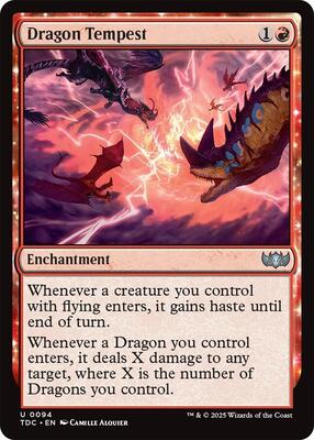 Dragon Tempest card from Commander: Tarkir: Dragonstorm