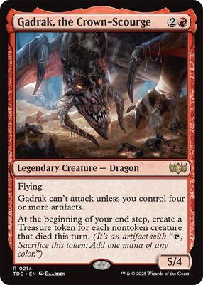 Gadrak, the Crown-Scourge card from Commander: Tarkir: Dragonstorm