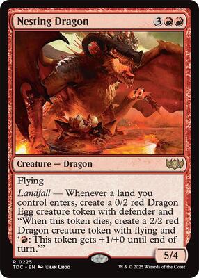 Nesting Dragon card from Commander: Tarkir: Dragonstorm