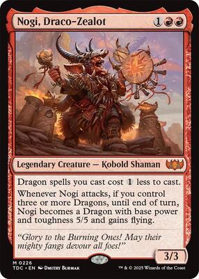 Nogi, Draco-Zealot card from Commander: Tarkir: Dragonstorm